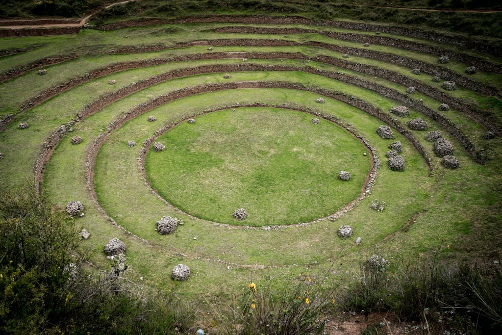 Stones on a Spiral Field